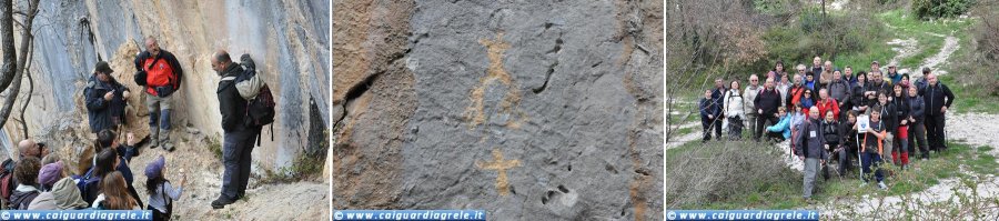 Civitaluparella - segni rupestri