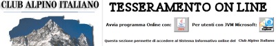Tesseramento ON LINE